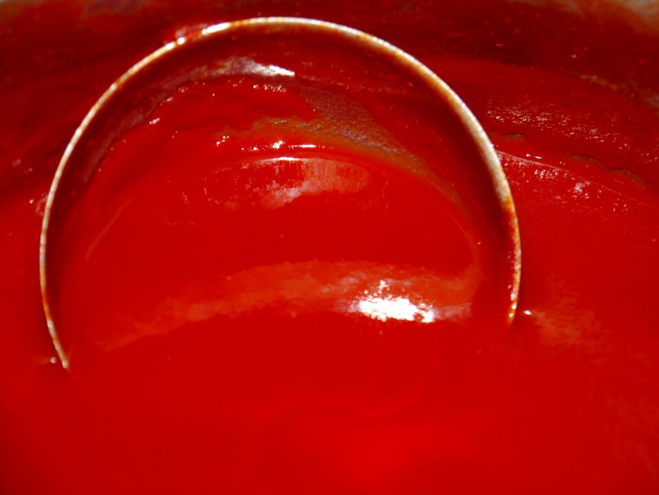 Tomato sauce trowel meal