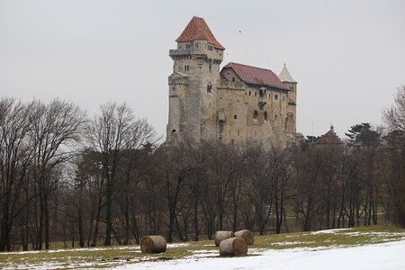 Middle ages knight's castle mödling