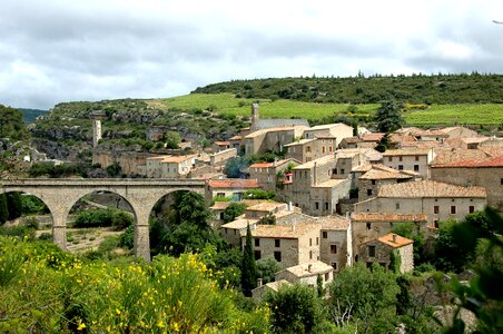 Landscape old village france