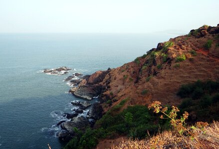 Rocky view cliff photo