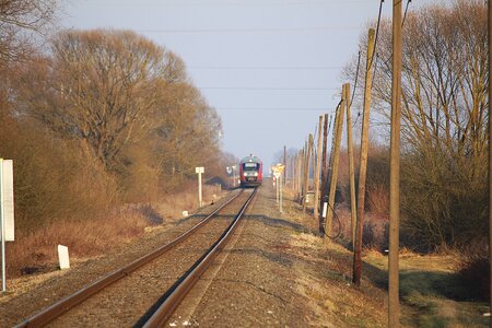 Track railway railroad tracks photo