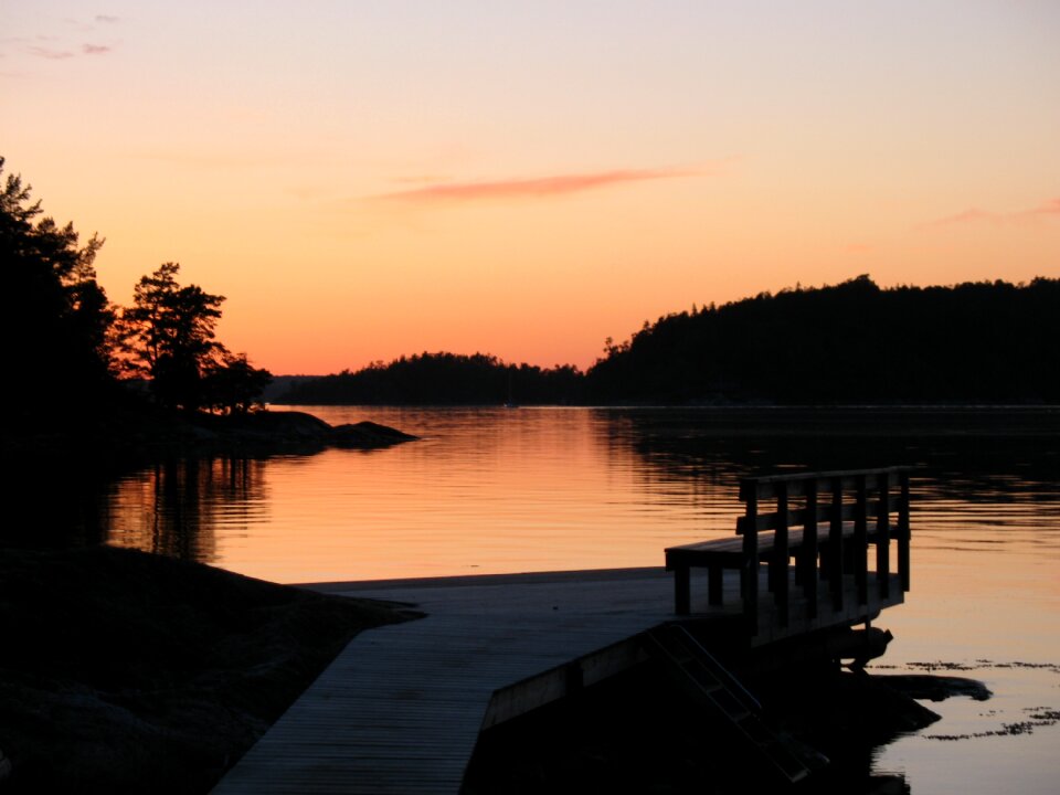Twilight the stockholm archipelago summer