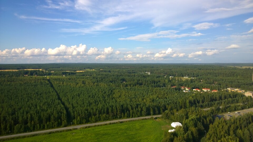 Panorama scenic finland photo