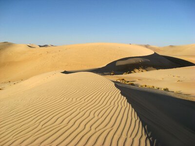 Desert dunes sand photo