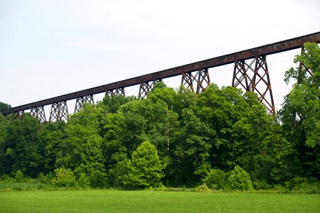 Bridge railway transportation photo