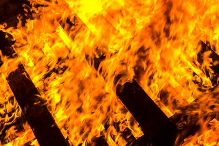 Fire the palette the flame