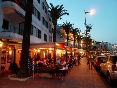 Outdoor cafe summer