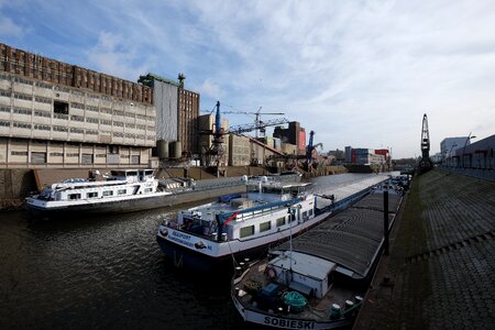 Neuss port rhine