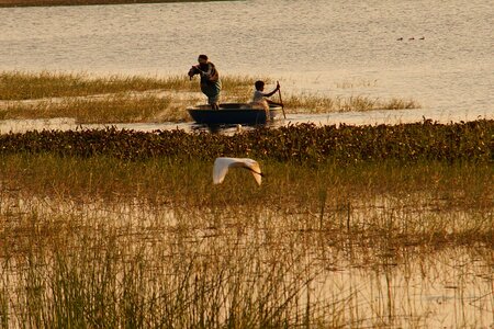 Fishing boat net photo