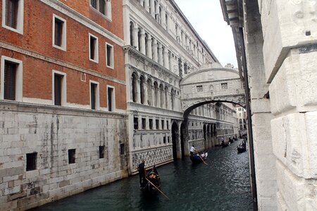 Venezia gondola channel photo