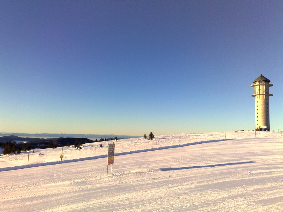 Ski run snow mountain
