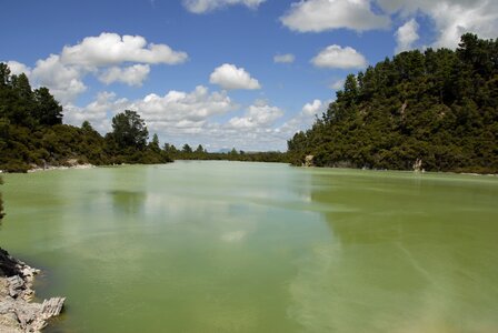 Waters emerald lake new zealand photo