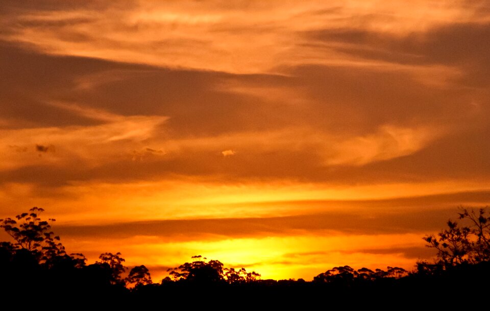 Orange gold glowing