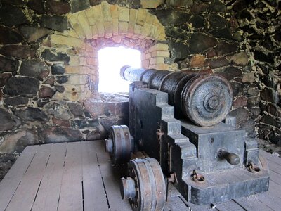 Gun fortress embrasure