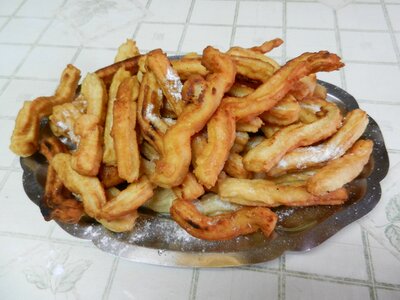 Churros tray breakfast