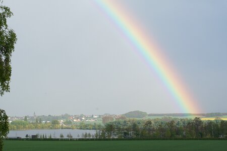 Mood natural phenomenon rainbow colors