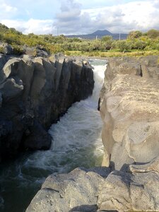 Simeto river ponte dei saraceni adrano