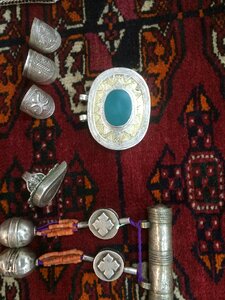 Jewelry silver the kazakhs