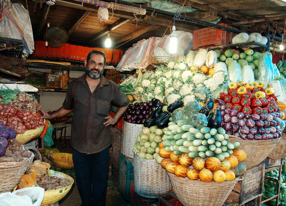 Fruits market vegetables