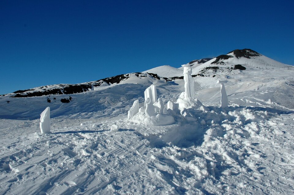 Mountain sculptures etna
