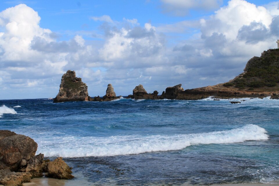 Waves guadeloupe pointe des châteaux