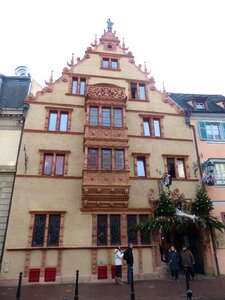 Facade historic center colmar