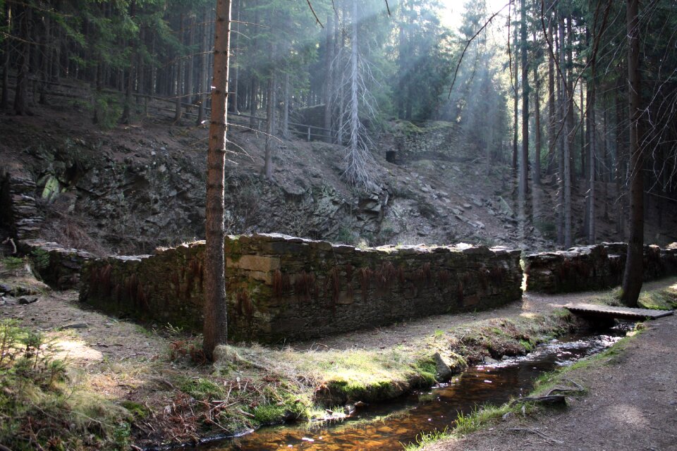 Röhr ditch ruin water