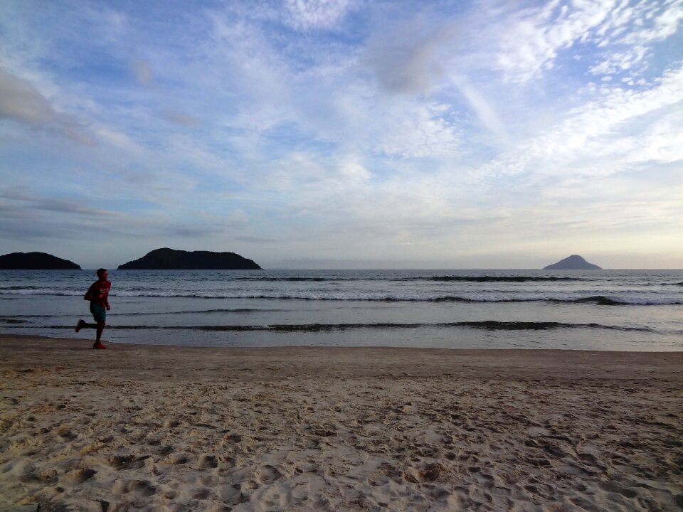 Exercise summer jogging beira mar
