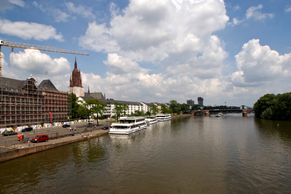River town center frankfurt am main germany