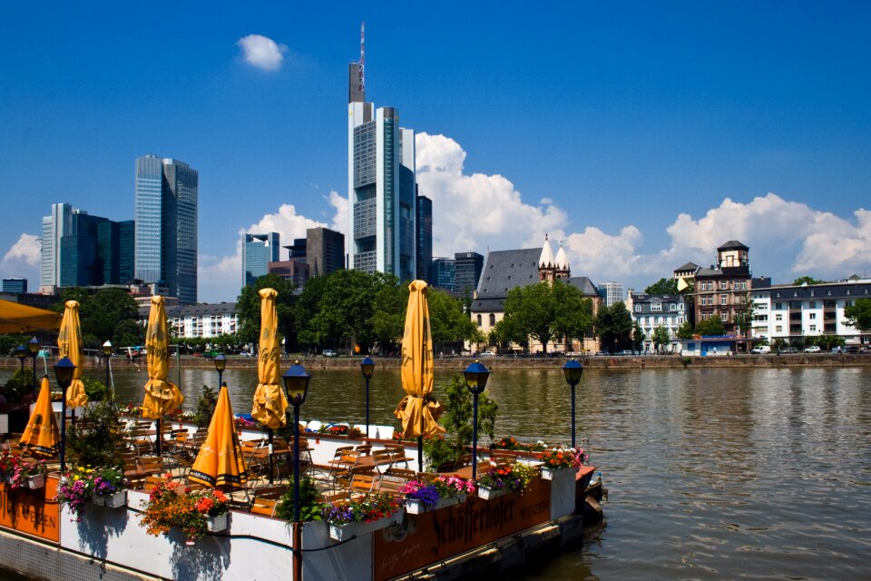 River town center frankfurt am main germany