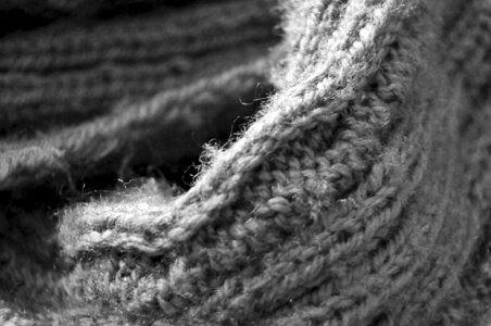 Wool knit tissue photo