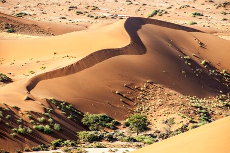 Desert away sand