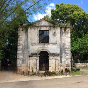 Aged structure outdoor