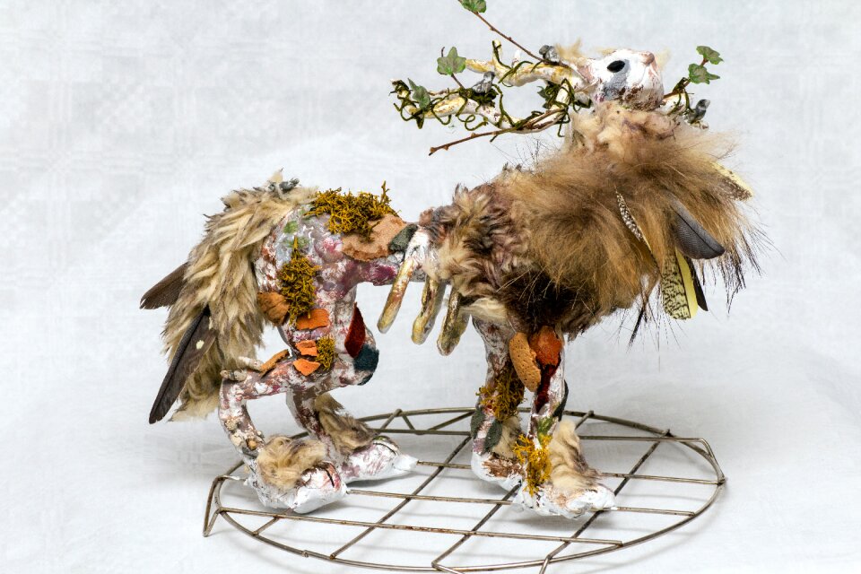 Mythical creatures sculpture art