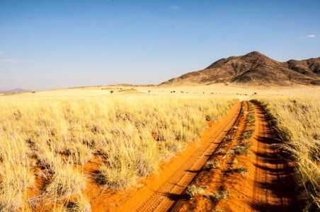 Desert away sand