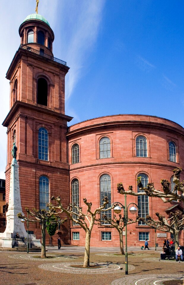 Frankfurt am main germany historic center st paul's church