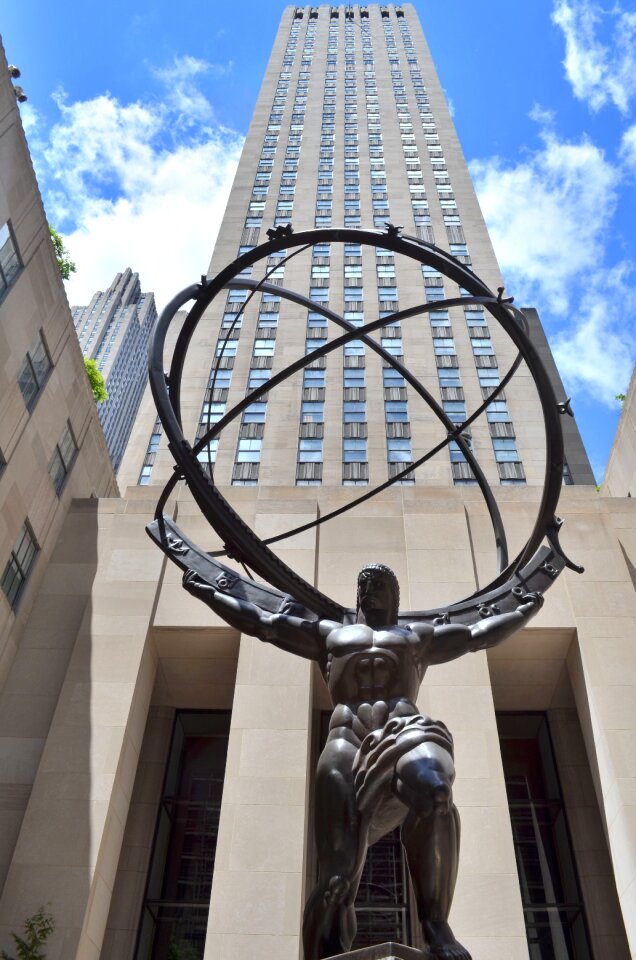 Statue mythology rockefeller