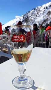 Alpine stella artois snow