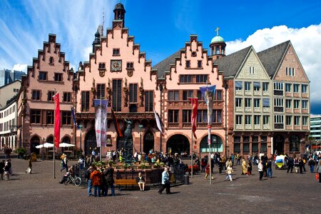Frankfurt am main germany historic center romans