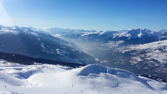 Snow mountains alpine photo