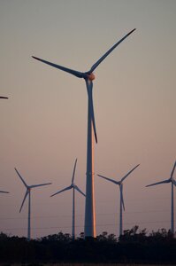 Turbine energy weathervane photo