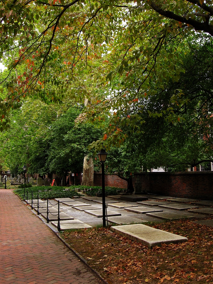 Sidewalk landmark brick