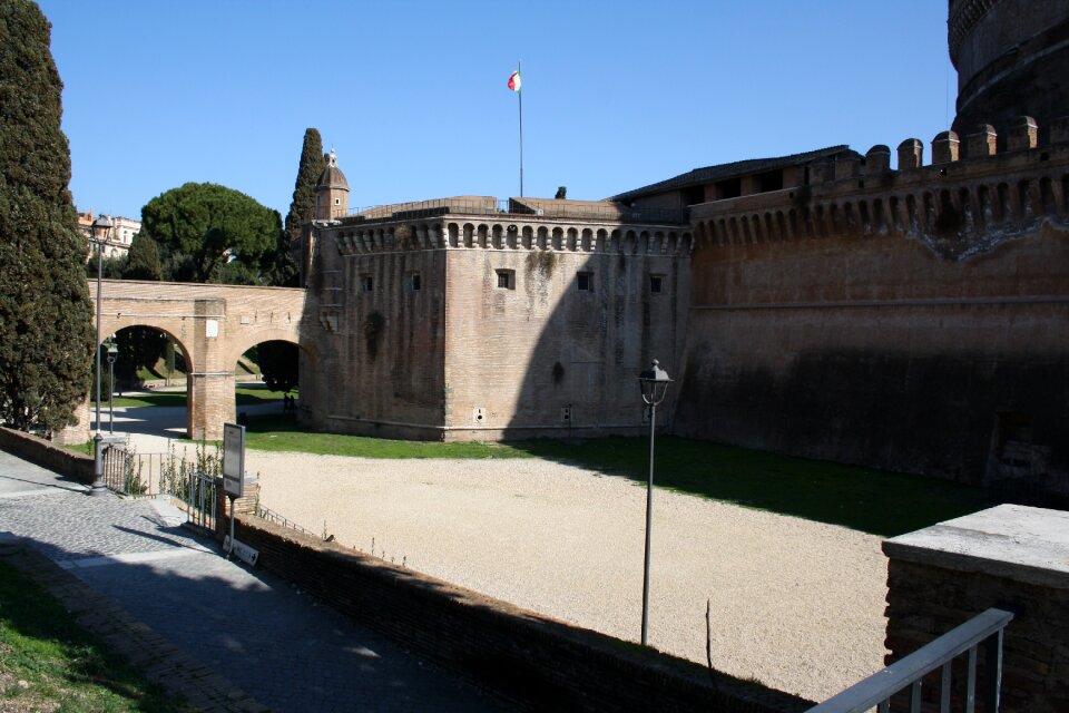 Rome castle court
