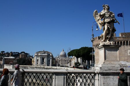 Rome view bridge photo