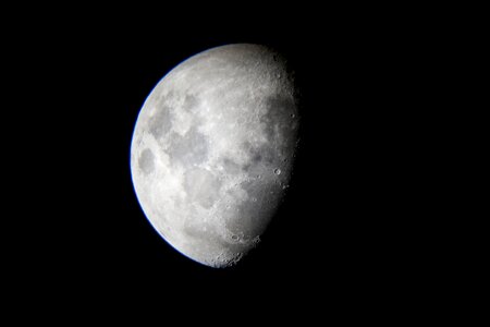 Lunar space astronomy photo