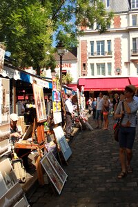 Paintings artists tourists