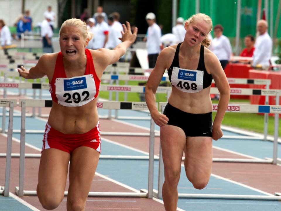 Athletics sport hurdles