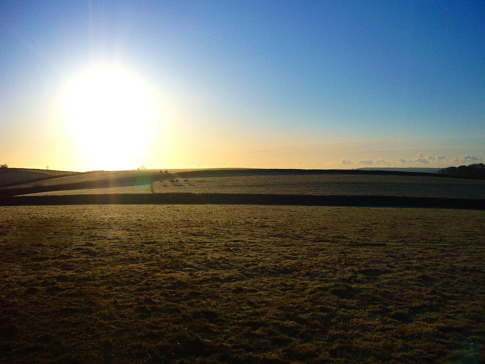 Sun landscape outdoor
