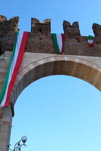 Italy flag door