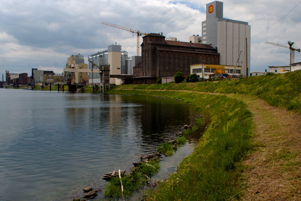 Old rhine bank industry